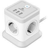 filtre réseau Cablexpert Tower TWR-4-U3-W-3