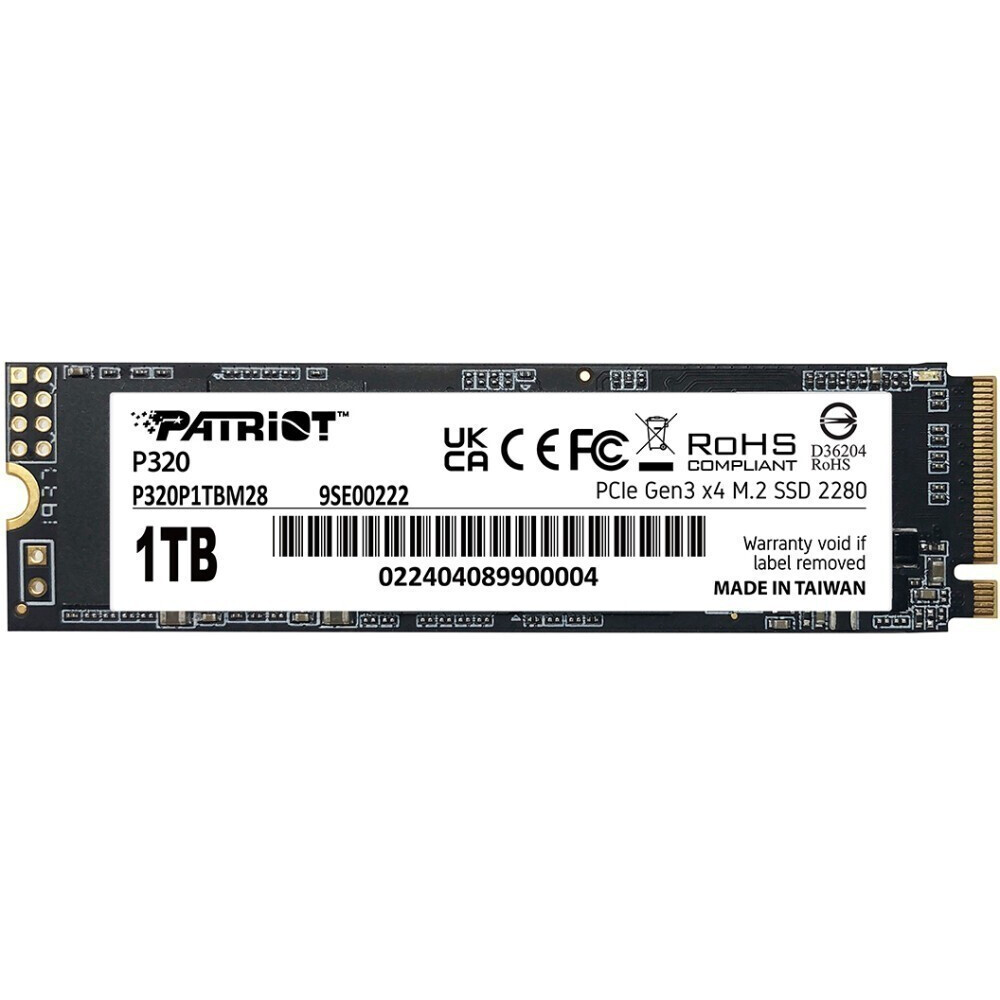 stockage SSD 1TB Patriot P320 (P320P1TBM28)