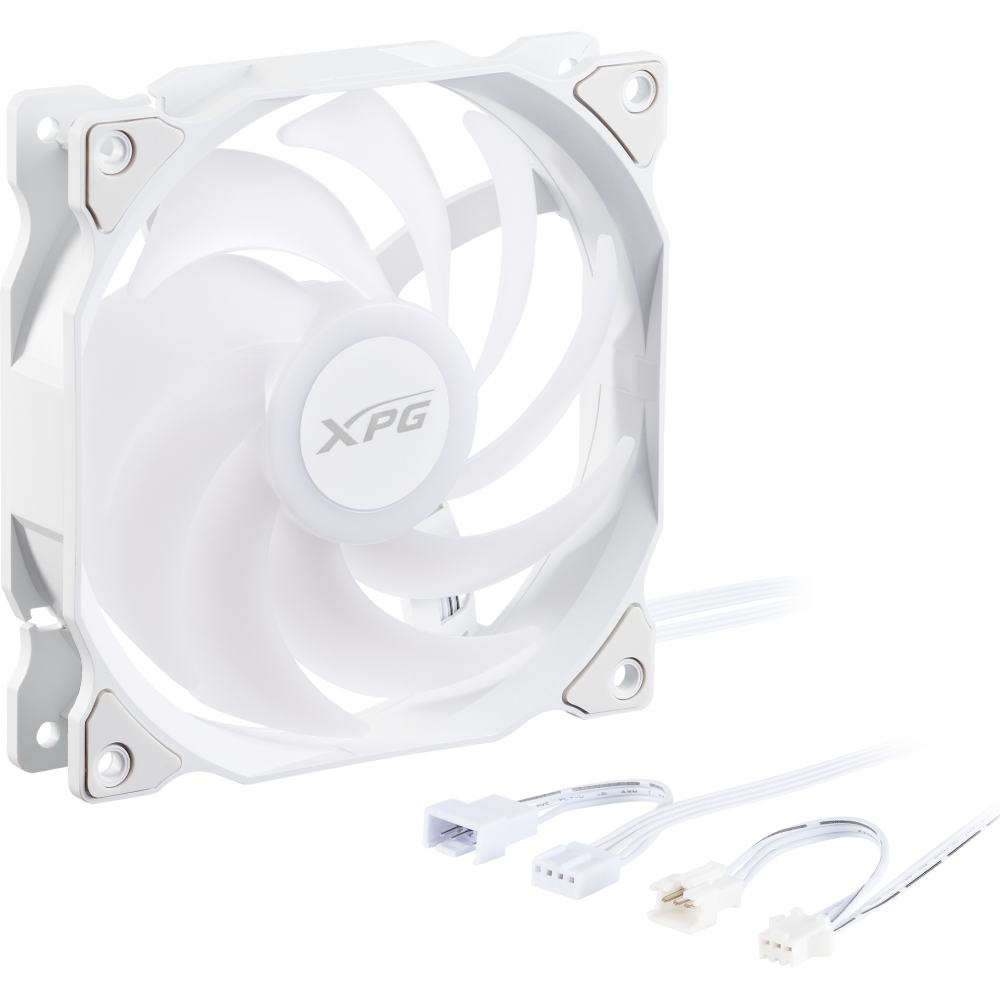 case fan ADATA XPG VENTO 120 ARGB PWM White (3 pcs) - VENTO120ARGBPWM3C-WHCWW - photo 3