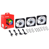 case fan ADATA XPG VENTO R 120 ARGB PWM Black (3 pcs) (VENTOR120ARGBPWM3C-BKCWW)