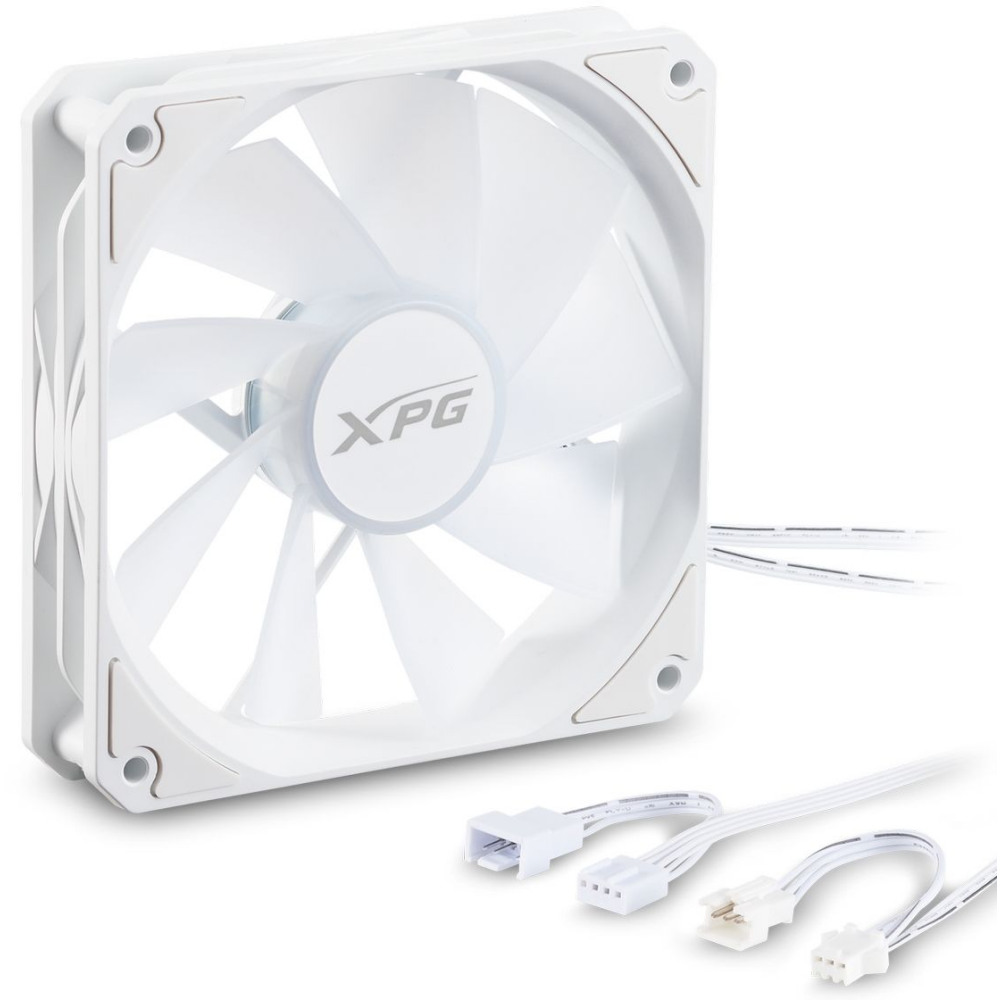 case fan ADATA XPG VENTO R 120 ARGB PWM White (3 pcs) - VENTOR120ARGBPWM3C-WHCWW - photo 2