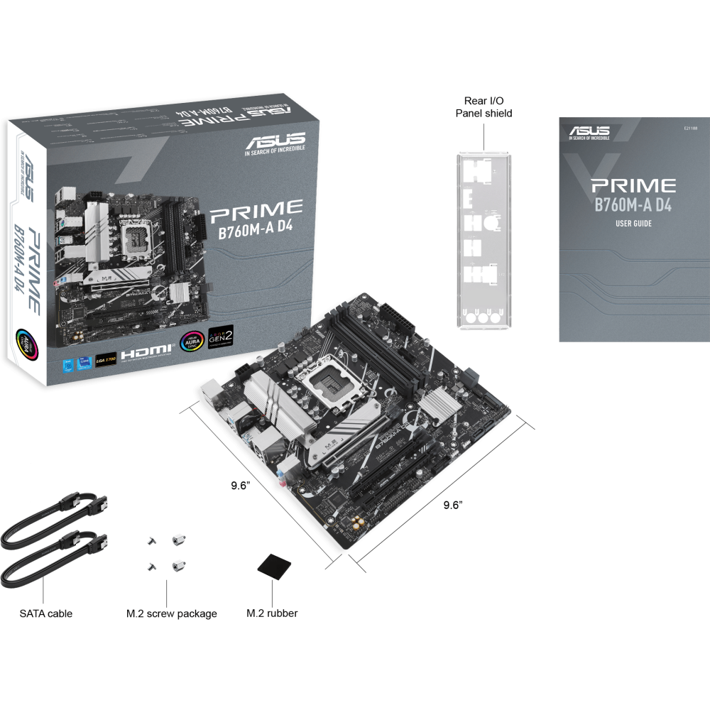 Carte mère ASUS PRIME B760M-A D4-CSM - photo 5