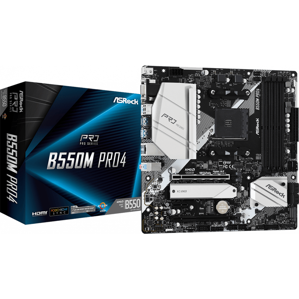 Carte mère ASRock B550M Pro4 - photo 5