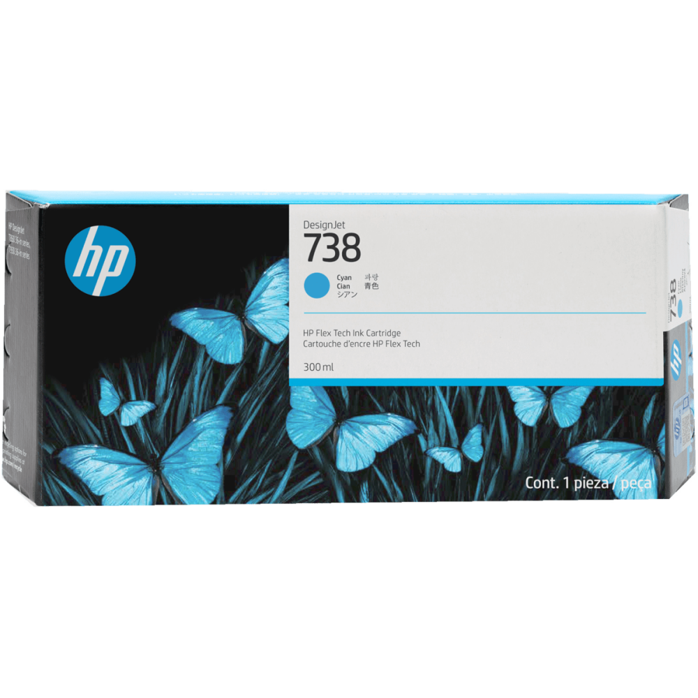 Cartridge HP 676M6A (№738) Cyan