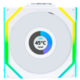 Ventilateur pour boîtier Lian Li UNI Fan SL Wireless LCD 120 Reverse Blade White (G99.12RSLLCD1W1W.R0)