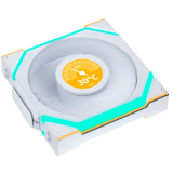 Ventilateur pour boîtier Lian Li UNI Fan SL Wireless LCD 120 Reverse Blade White (G99.12RSLLCD1W1W.R0)