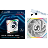 Ventilateur pour boîtier Lian Li UNI Fan SL Wireless LCD 120 Reverse Blade White (G99.12RSLLCD1W1W.R0)