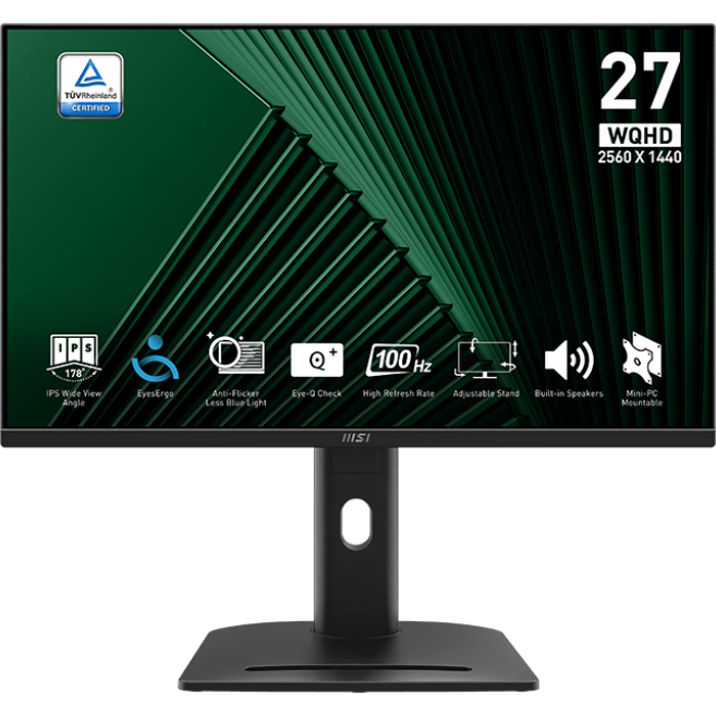 Moniteur MSI 27" PRO MP275QPG - 9S6-3PC39M-069