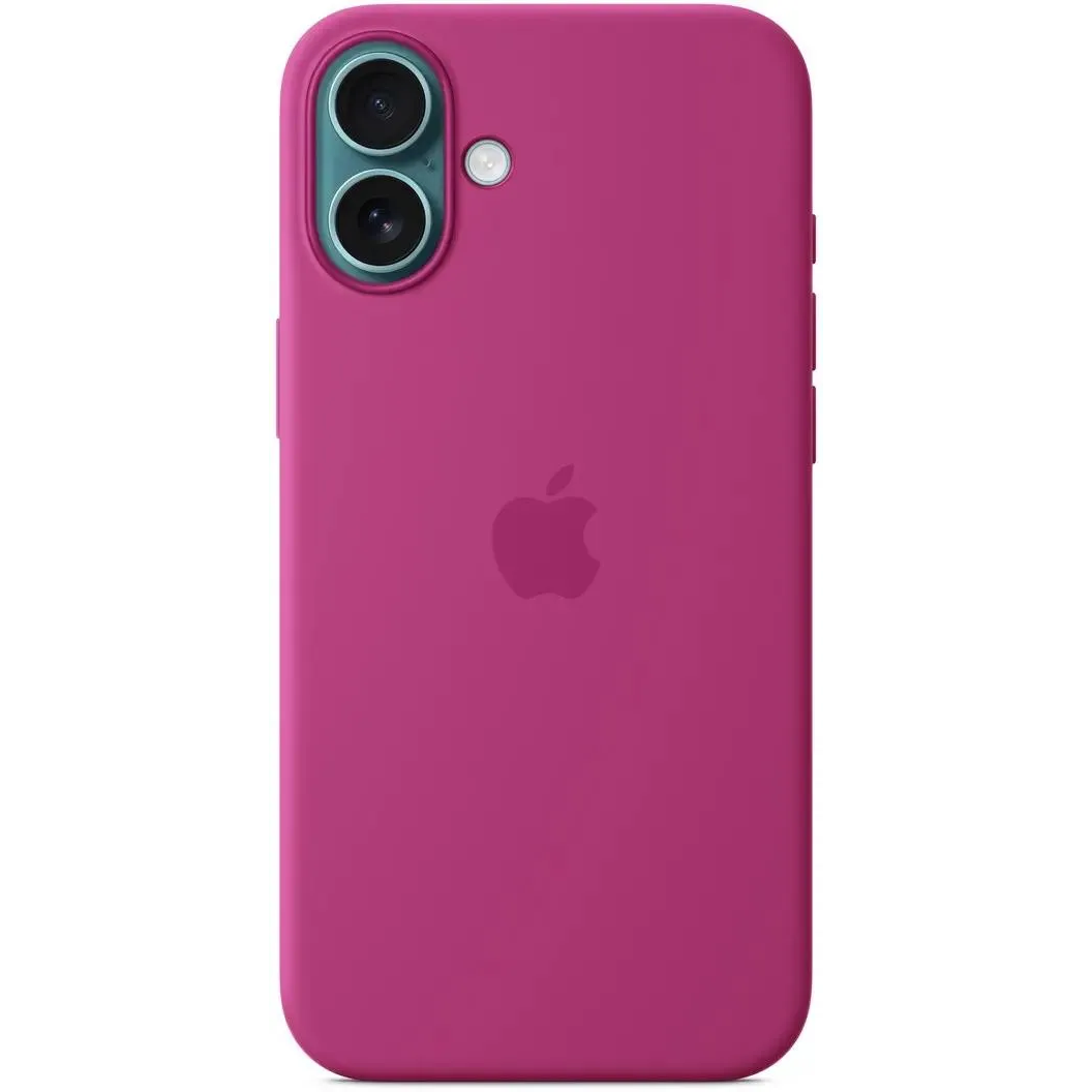 Gehäuse Apple iPhone 16 Plus Silicone Case with MagSafe Fuchsia (MYYE3) - MYYE3ZM/A