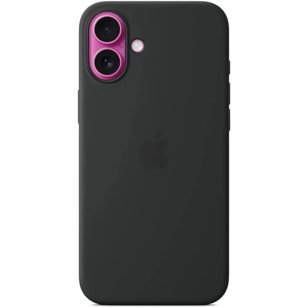 Gehäuse Apple iPhone 16 Plus Silicone Case with MagSafe Black (MYY93) - MYY93ZM/A - Foto 3