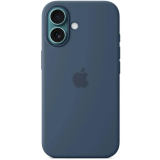 étui Apple iPhone 16 Silicone Case with MagSafe Denim (MYY23) (MYY23ZM/A)