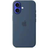 étui Apple iPhone 16 Silicone Case with MagSafe Denim (MYY23) (MYY23ZM/A)