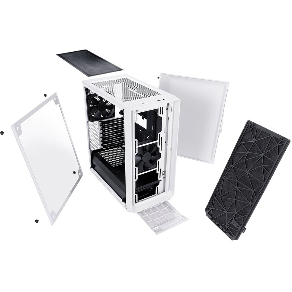 Datoru korpuss Fractal Design Meshify C TG White - FD-CA-MESH-C-WT-TGC - foto 13