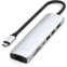 Docking station Satechi 7-in-1 USB-C Slim Multiport Adapter with Ethernet Silver - ST-P7SS
