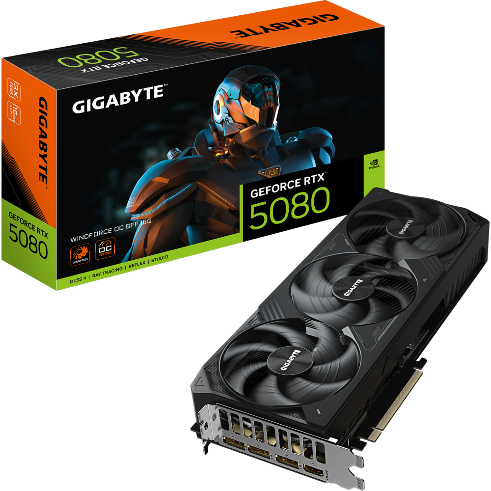 carte graphique NVIDIA GeForce RTX 5080 Gigabyte WINDFORCE OC SFF 16GB (GV-N5080WF3OC-16GD) - photo 10