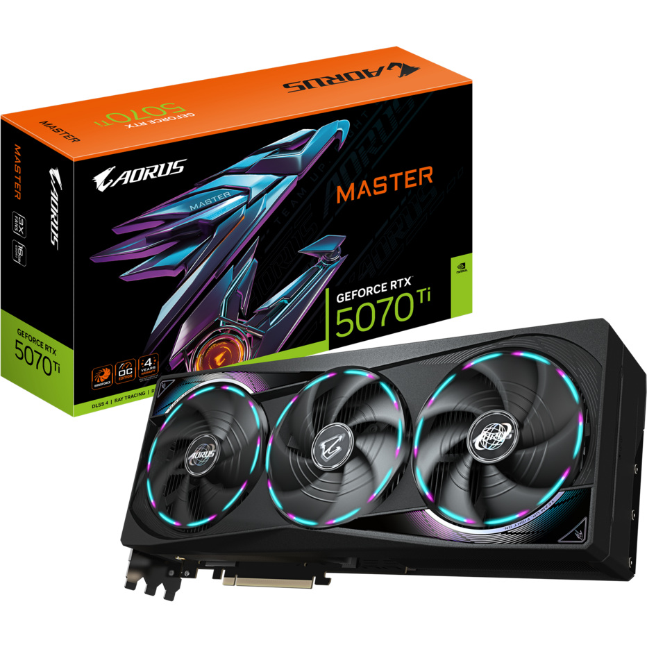 carte graphique NVIDIA GeForce RTX 5070 Ti Gigabyte AORUS MASTER OC 16GB (GV-N507TAORUS M-16GD) - photo 10