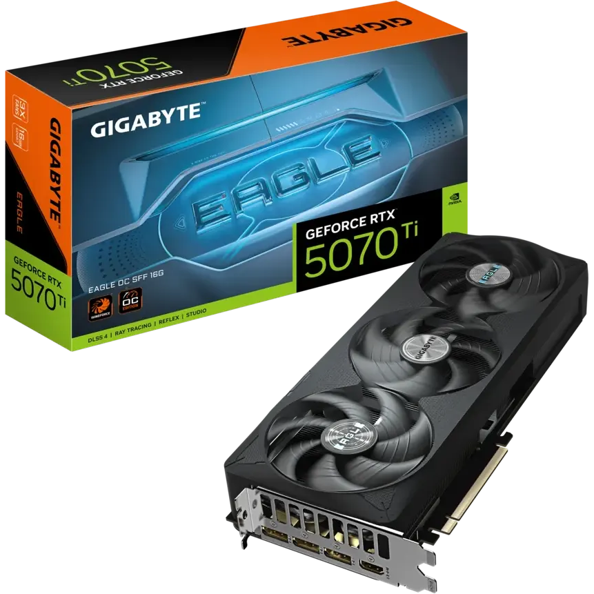 graphics card NVIDIA GeForce RTX 5070 Ti Gigabyte EAGLE OC SFF 16GB (GV-N507TEAGLE OC-16GD) - photo 10
