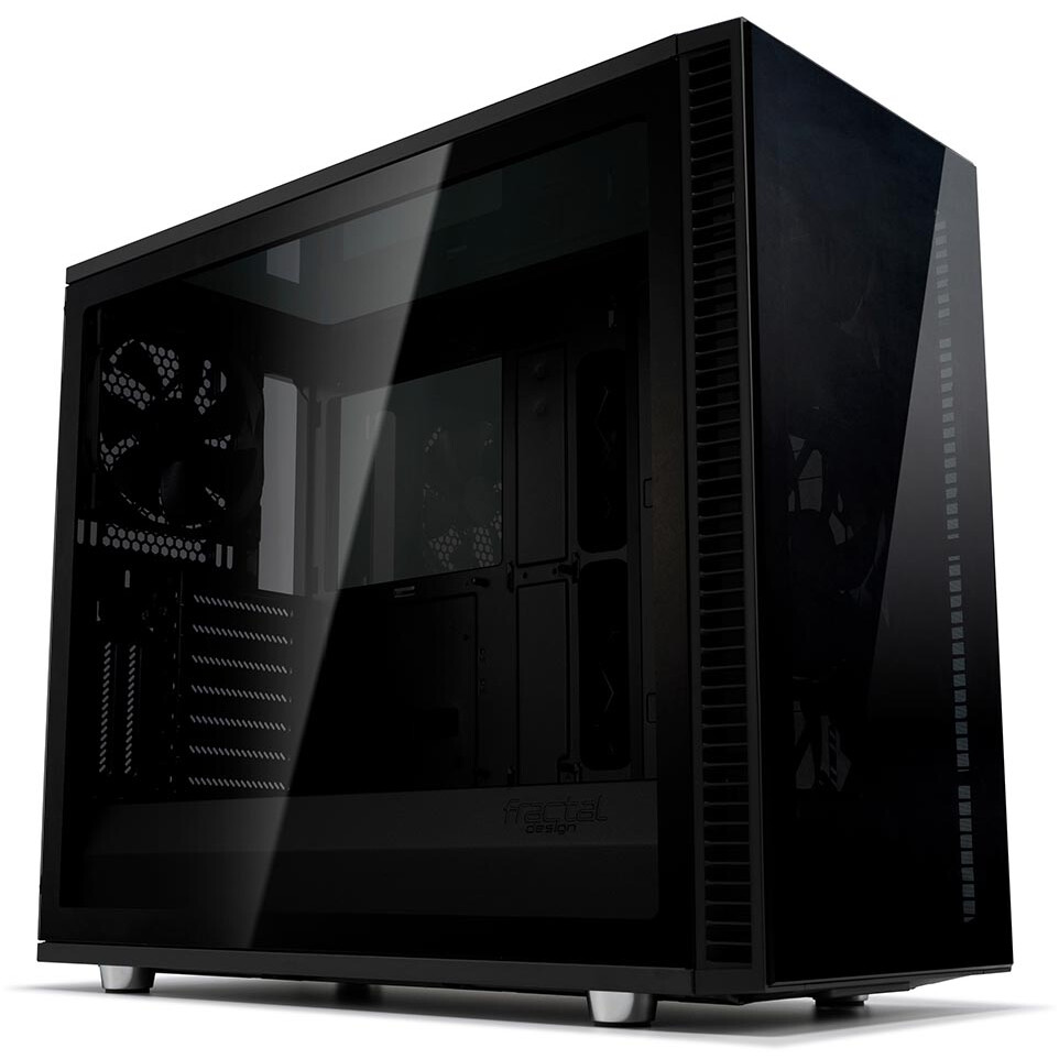 Datoru korpuss Fractal Design Define S2 Vision TG Blackout - FD-CA-DEF-S2V-BKO-TGD