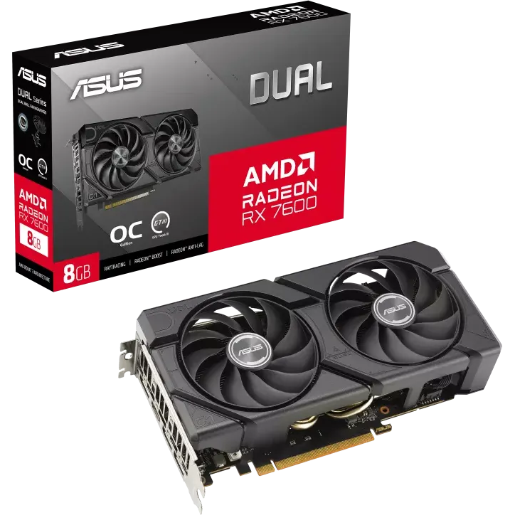 Video Card AMD Radeon RX 7600 ASUS OC 8GB (DUAL-RX7600-O8G-EVO) - photo 12