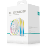 Ventilateur de boîtier DeepCool FL12 SE WH (3 pcs) (R-FL12SE-WHAPN3-G)