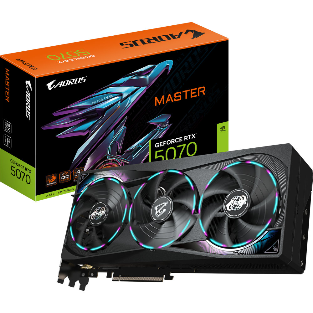 carte graphique NVIDIA GeForce RTX 5070 Gigabyte AORUS MASTER OC 12GB (GV-N5070AORUS M-12GD) - photo 10