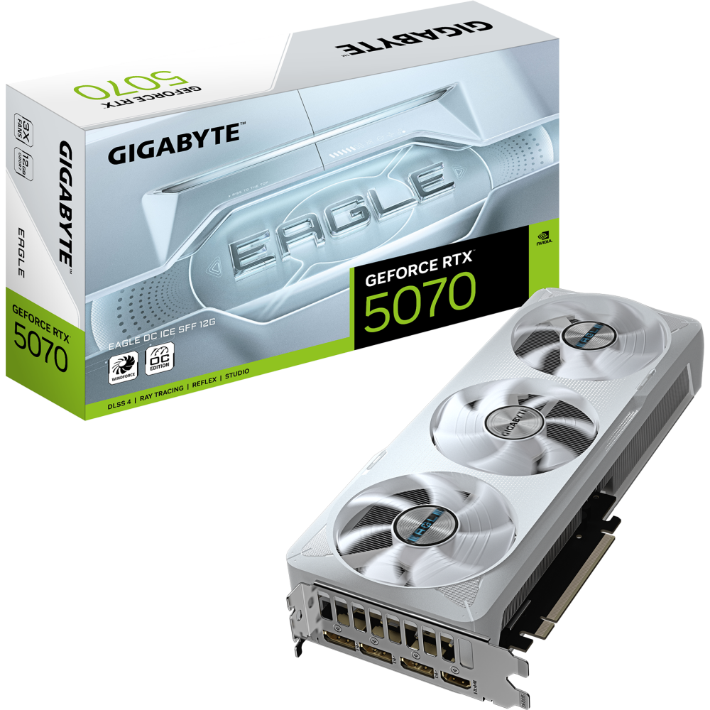 carte graphique NVIDIA GeForce RTX 5070 Gigabyte EAGLE OC ICE SFF 12GB (GV-N5070EAGLEOC ICE-12GD) - photo 10
