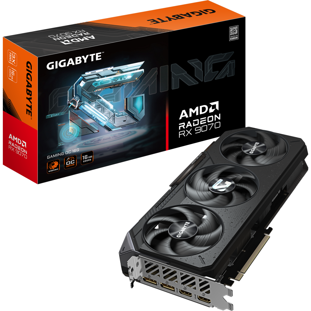 carte graphique AMD Radeon RX 9070 Gigabyte GAMING OC 16GB (GV-R9070GAMING OC-16GD) - photo 10
