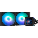Système de refroidissement liquide Zalman Alpha 2 DS A24 Black (ALPHA2 A24 DS BLACK)