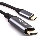 Kabelis USB Type-C - HDMI, 1.8m, VCOM CU423MC-1.8M