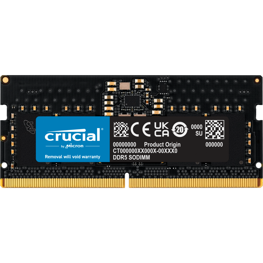 Arbeitsspeicher 8GB DDR5 5600MHz Crucial SO-DIMM (CT8G56C46S5)