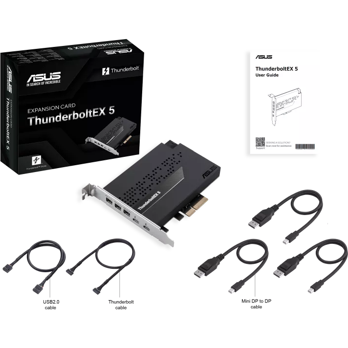 carte dextension de ports ASUS ThunderboltEX 5 - 90MC0E50-M0EAY0 - photo 5