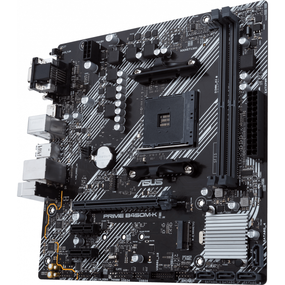 Pamatplate ASUS PRIME B450M-K II (PRIME B450M-K II) - foto 3