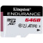 Atmiņas kartes 64Gb MicroSD Kingston (SDCE/64GB)