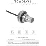 Capteur de température pour le refroidissement liquide du moteur Barrow TCWDL-V1 Shiny silver (BA0926)
