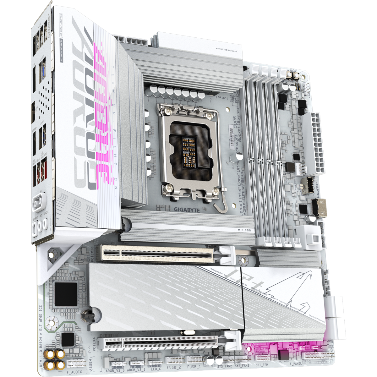 Motherboard Gigabyte B860M AORUS ELITE WIFI6E ICE - Foto 2