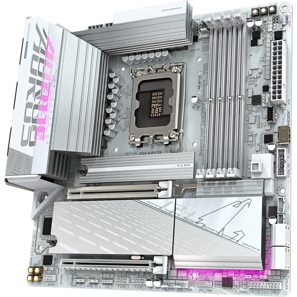 Motherboard Gigabyte B860M AORUS ELITE WIFI6E ICE - Foto 3