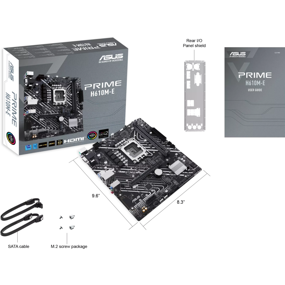 Mainboard ASUS PRIME H610M-E-CSM - Foto 5