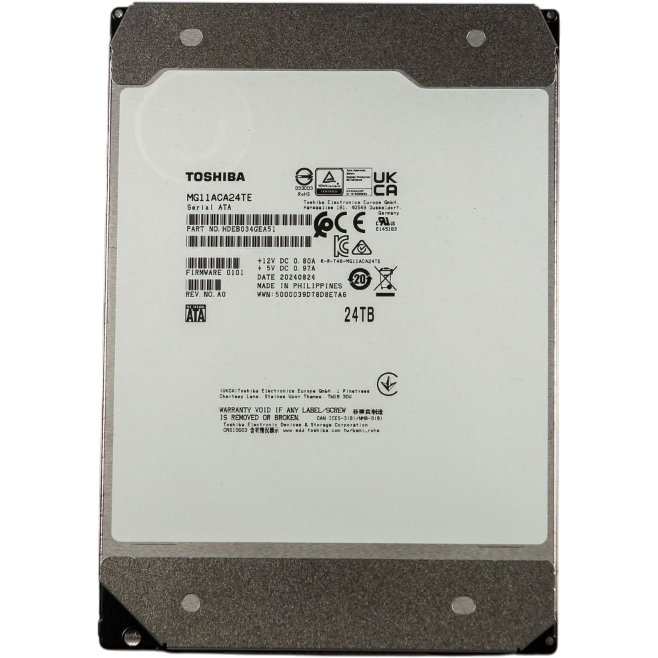Hard Drive 24TB SATA-III Toshiba MG11 (MG11ACA24TE)