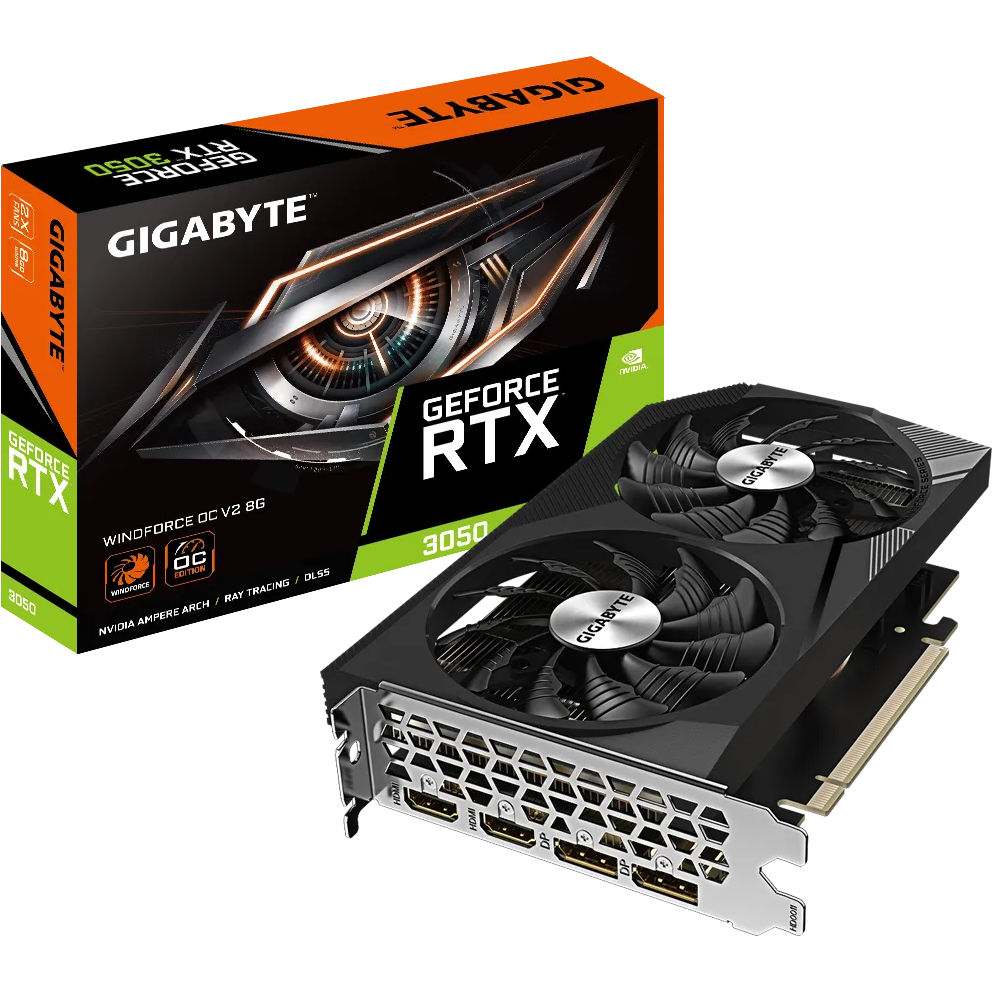 Carte graphique NVIDIA GeForce RTX 3050 Gigabyte WindForce OC 8GB (GV-N3050WF2OCV2-8GD) - photo 7