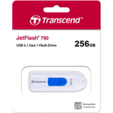 USB Flash Laufwerk 256GB Transcend JetFlash 790 White (TS256GJF790W)