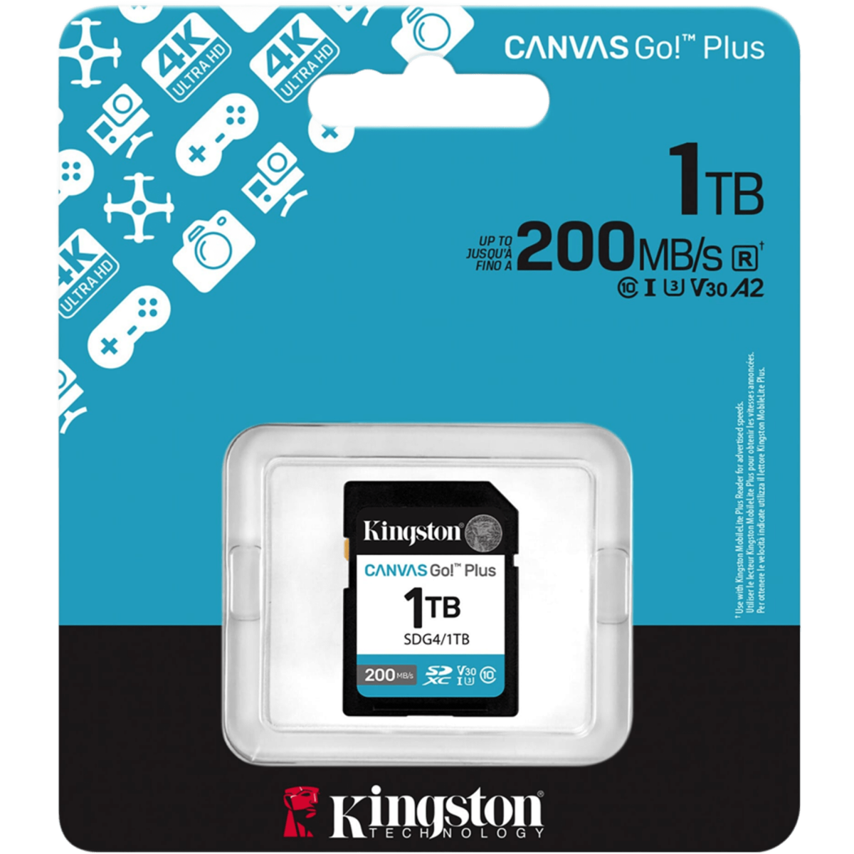 Carte mémoire 1TB SD Kingston Canvas Go! Plus (SDG4/1TB) - photo 3