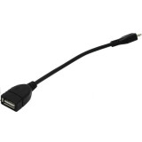 Pārejas savienojums USB - microUSB, 0.2m, VCOM CU280