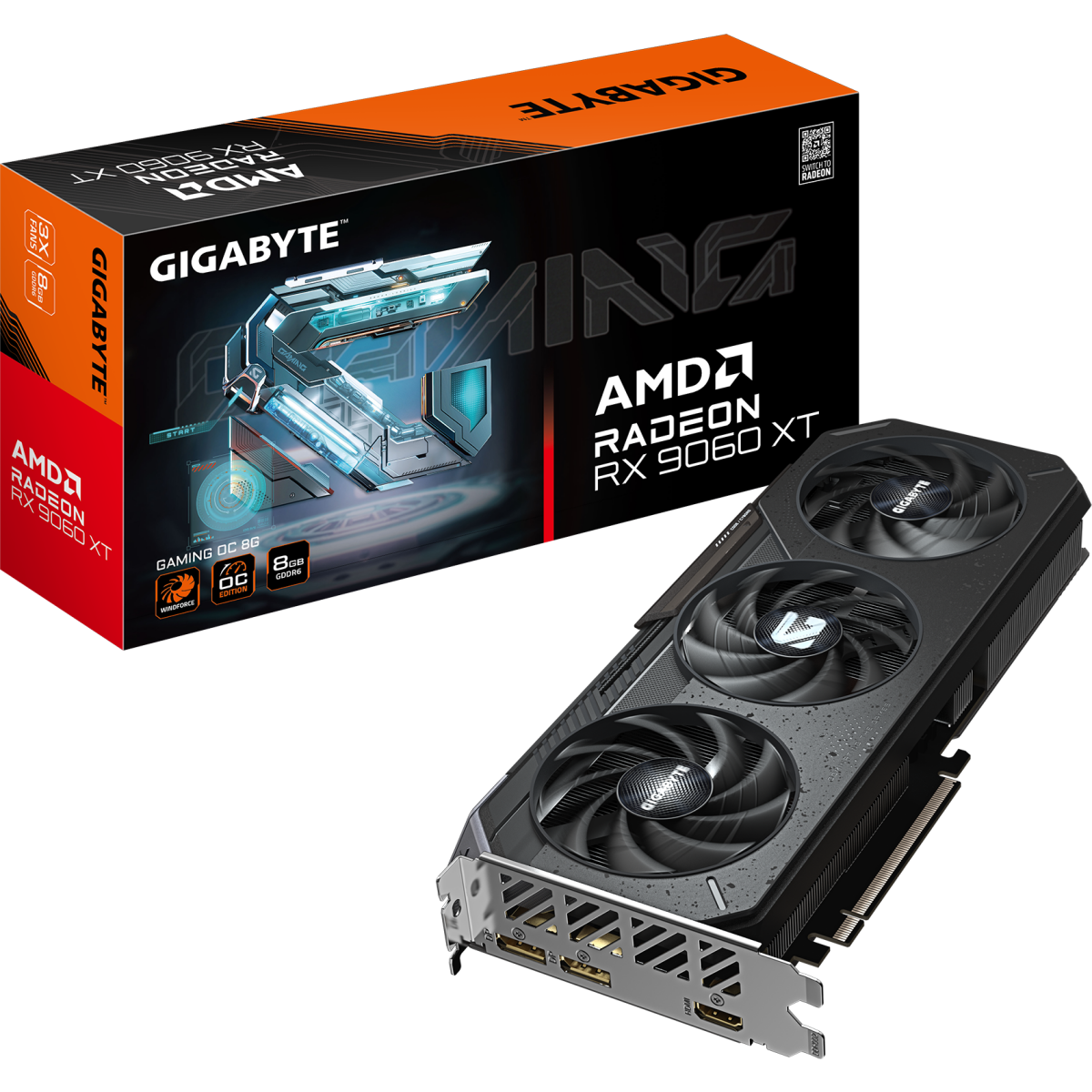 carte graphique AMD Radeon RX 9060 XT Gigabyte GAMING OC 8GB (GV-R9060XTGAMING OC-8GD) - photo 10