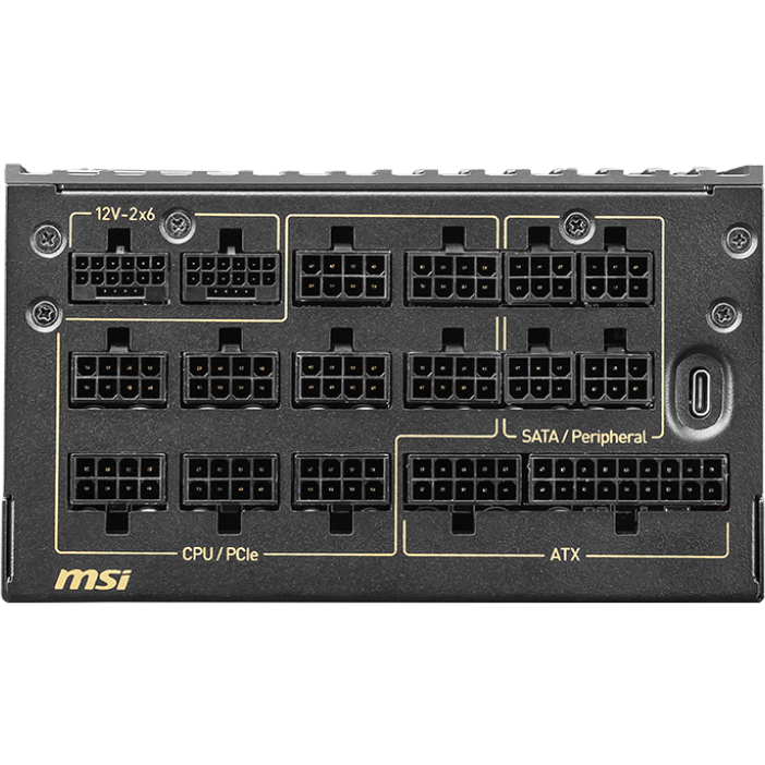 Power Supply Unit 1600W MSI MEG Ai1600T PCIE5 - 306-7ZPEX11-CE0 - photo 4