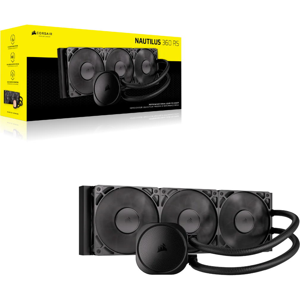 Liquid cooling system Corsair NAUTILUS 360 Black (CW-9060089-WW) - photo 11