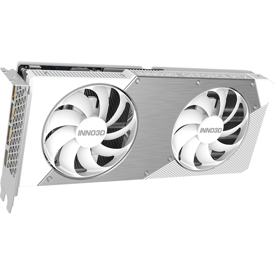 carte graphique NVIDIA GeForce RTX 5060 Ti INNO3D Twin X2 OC White 16GB (N506T2-16D7X-191073W)