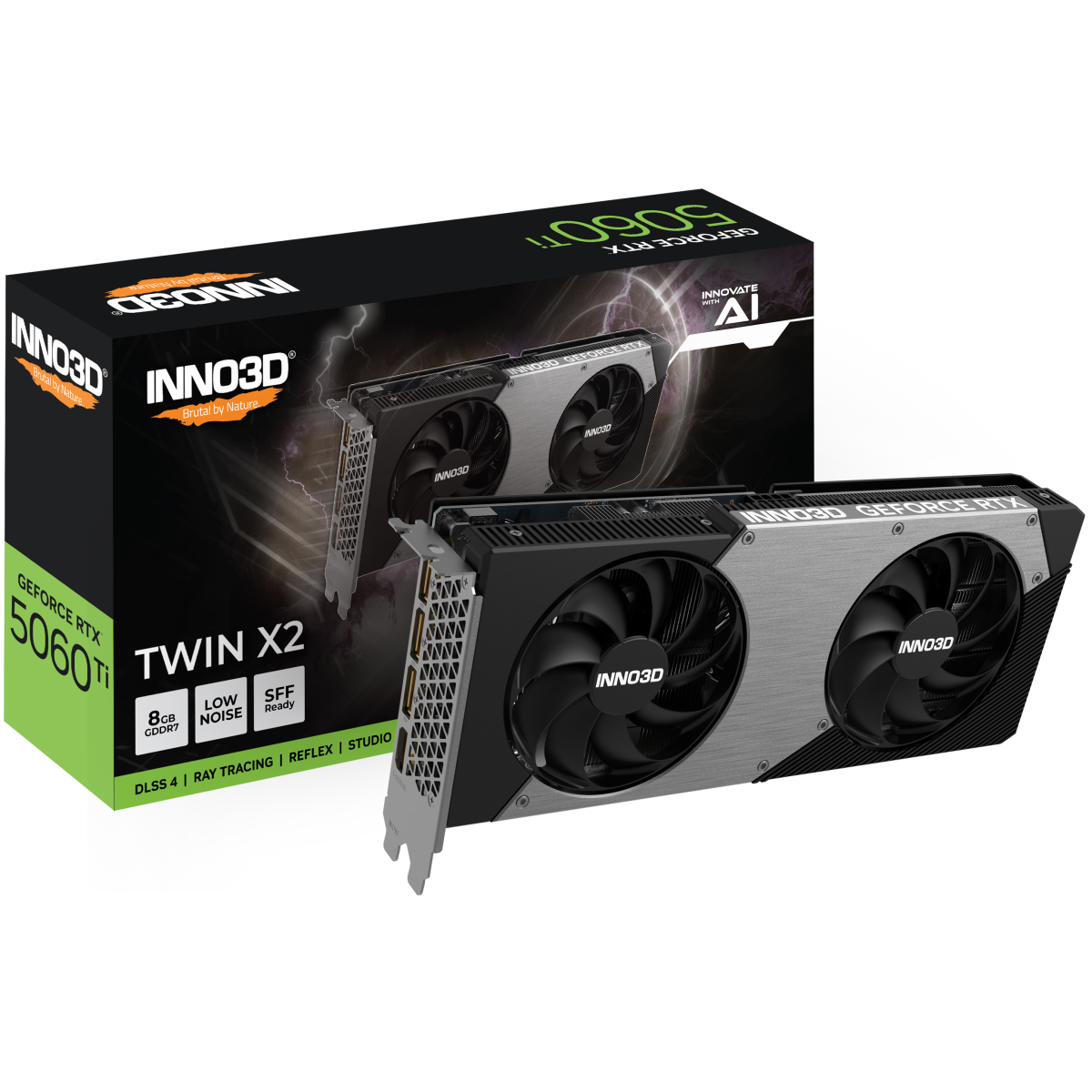 carte graphique NVIDIA GeForce RTX 5060 Ti INNO3D Twin X2 8GB (N506T2-08D7-193075N) - photo 3