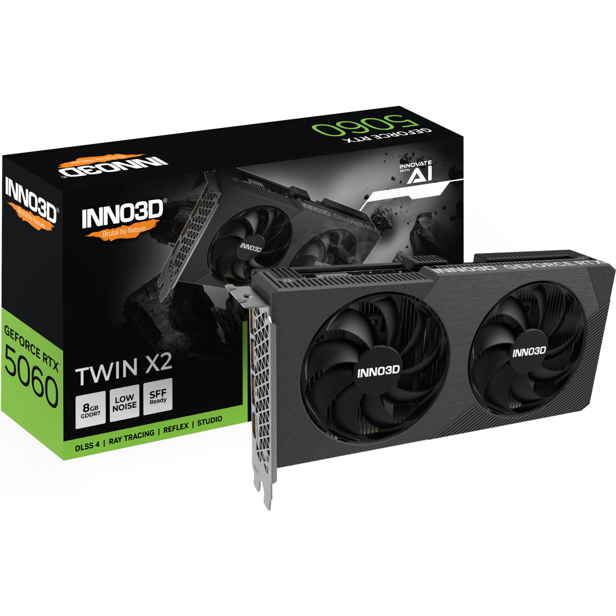 Graphics Card NVIDIA GeForce RTX 5060 INNO3D Twin X2 8GB (N50602-08D7-195071N) - photo 3