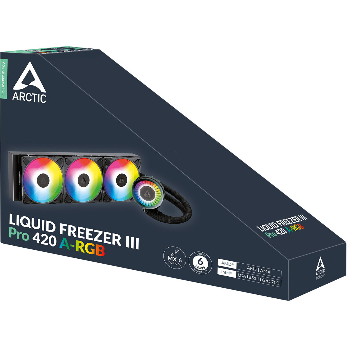 système de refroidissement liquide Arctic Liquid Freezer III Pro 420 ARGB Black - ACFRE00185A - photo 6