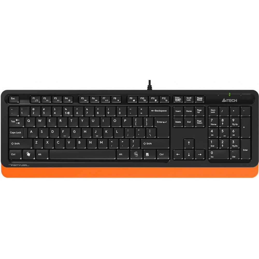 Tastatūra + pele A4Tech Fstyler F1010 Black/Orange - foto 2